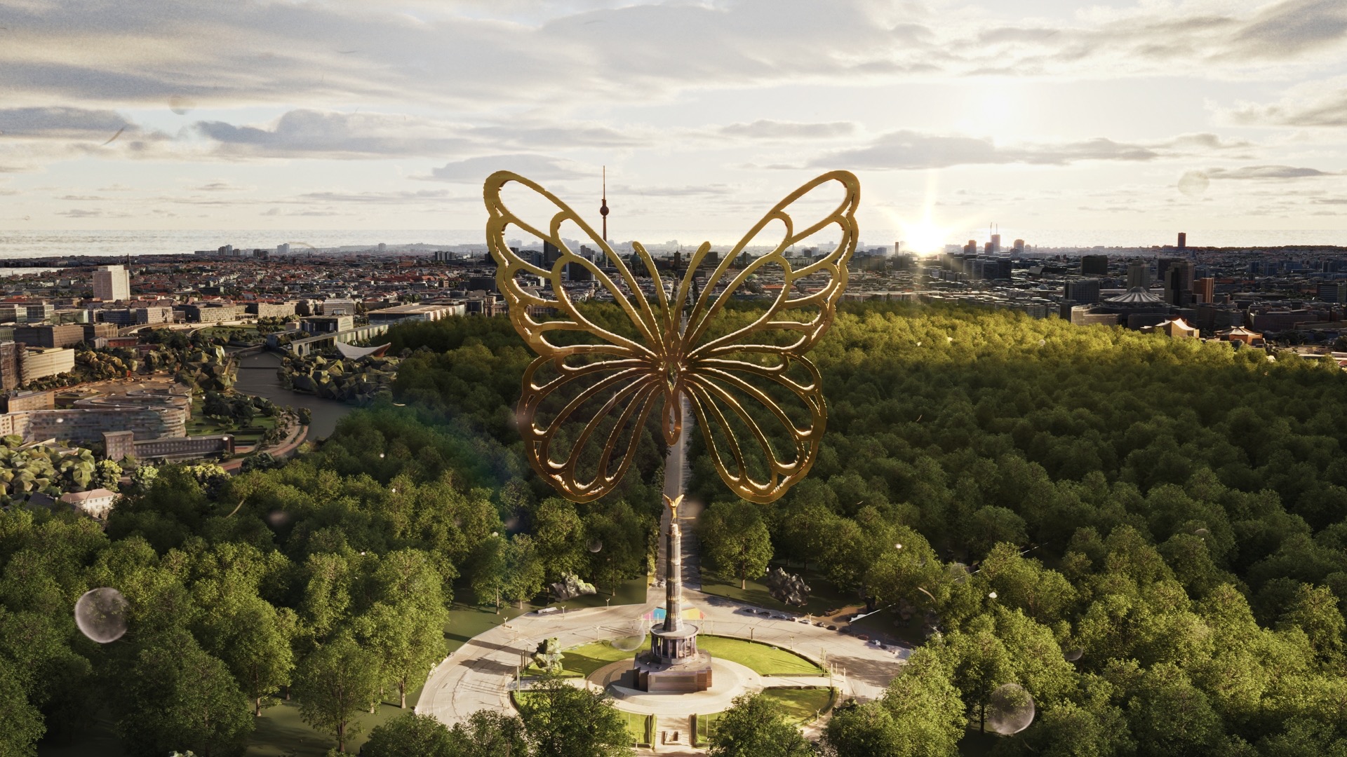 Cartaz oficial do evento Butterflies goes Berlin Open Air @Amano Rooftop