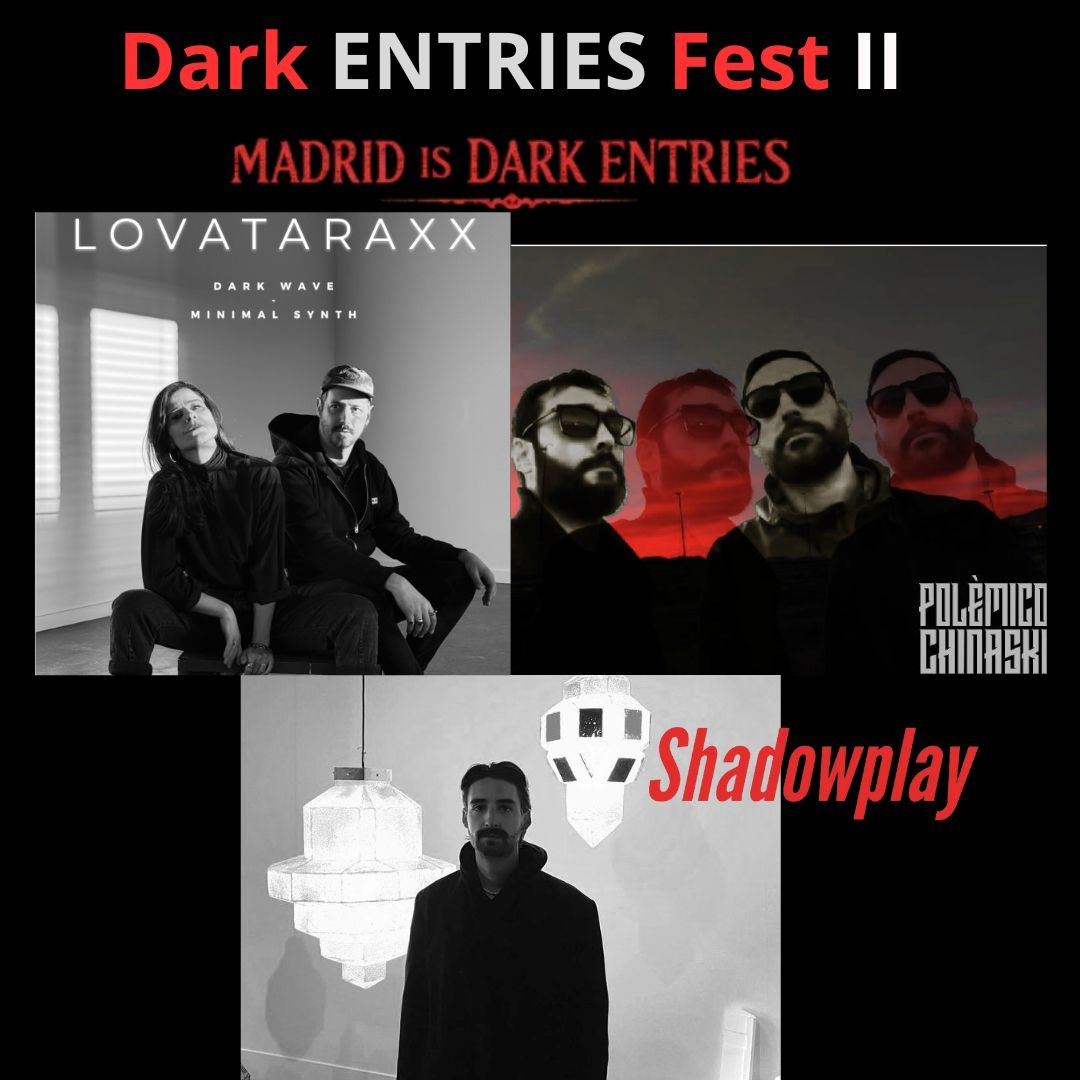 Cartaz oficial do evento DARK ENTRIES FEST II - 10 ABRIL 2026 MADRID