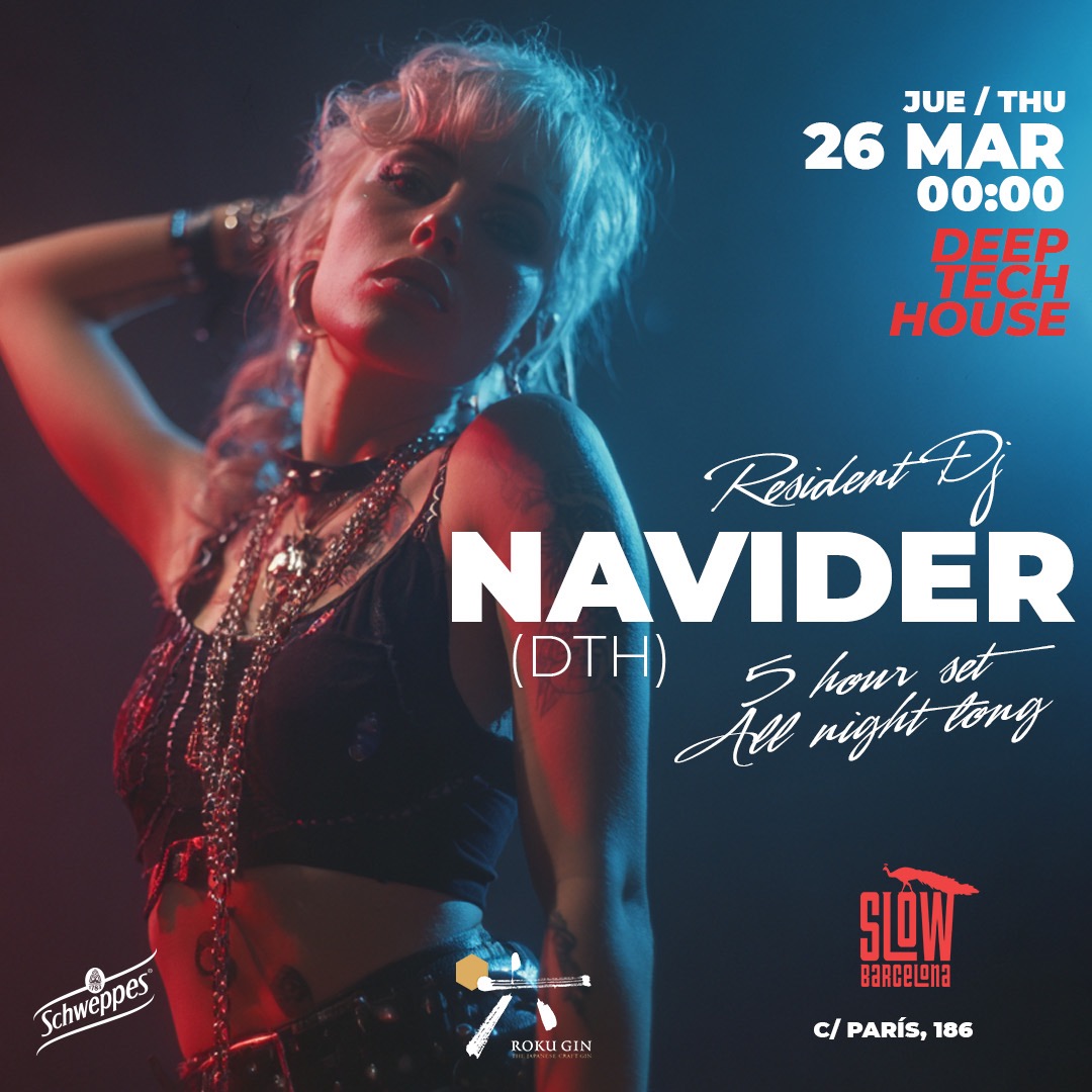 Cartel oficial del evento ★ Deep, Tech, House by Navider