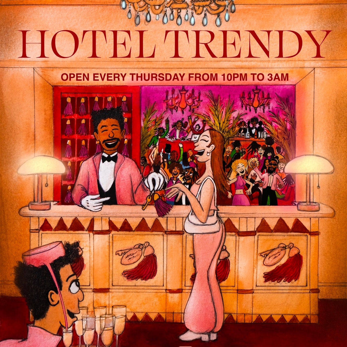 Official cover of the event DEUXIEME ORIGINE x HOTEL TRENDY• THURSDAY 12 MARCH