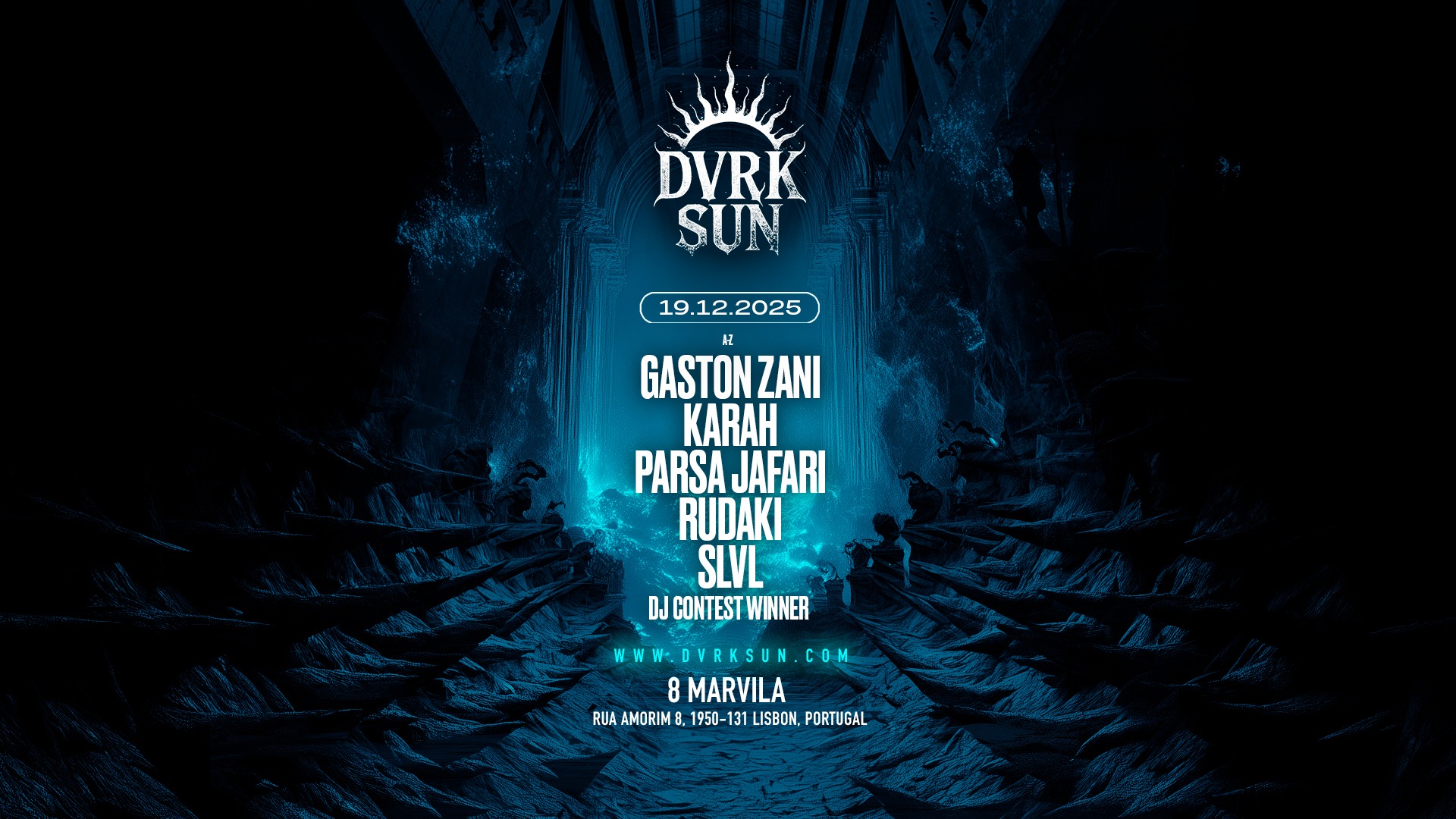Cartaz oficial do evento Dvrksun 6.0 with Slvl, Karah, Parsa Jafari, Gaston Zani & More