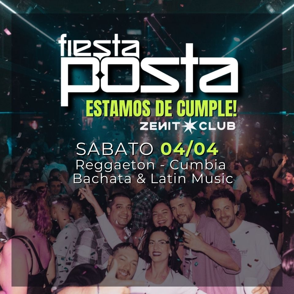 Copertina ufficiale dell'evento FELIZ CUMPLE Fiesta Posta! Festejamos a lo grande!