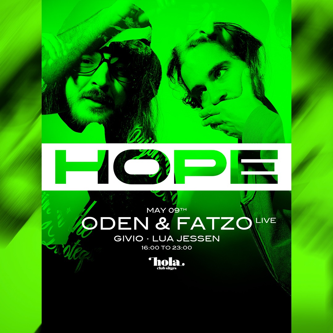 Cartel oficial del evento HOPE presents: Beach Party con Oden & Fatzo (Live)