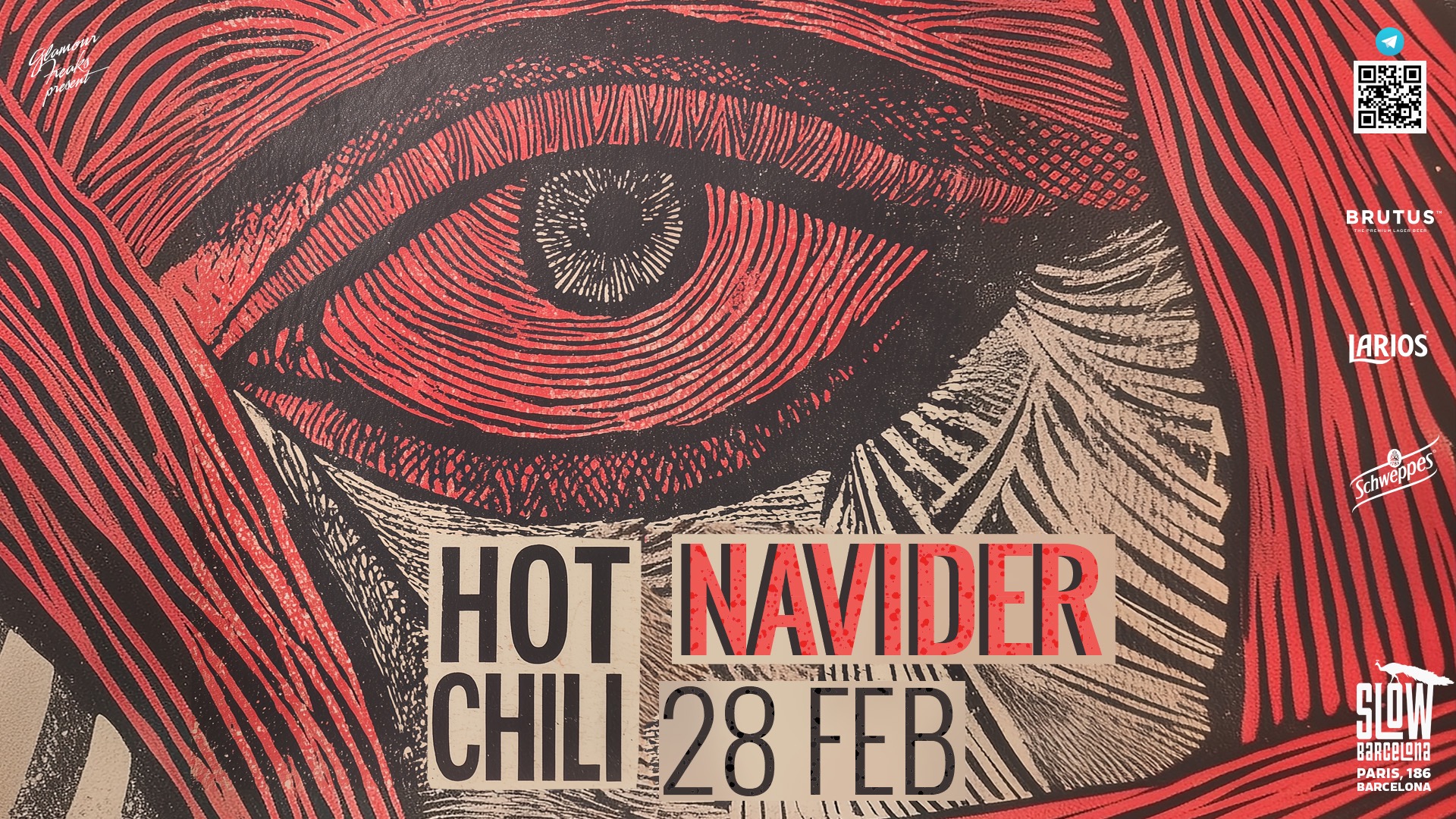 Cartel oficial del evento Hot Chili pres. Navider (all night long)