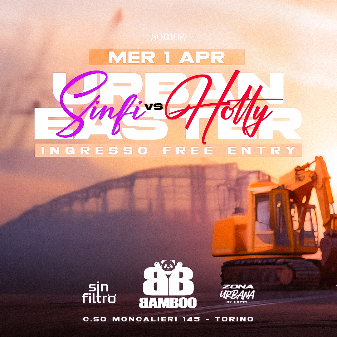 Cartaz oficial do evento HOTTT vs SIN FILTRO / EASTER PARTY