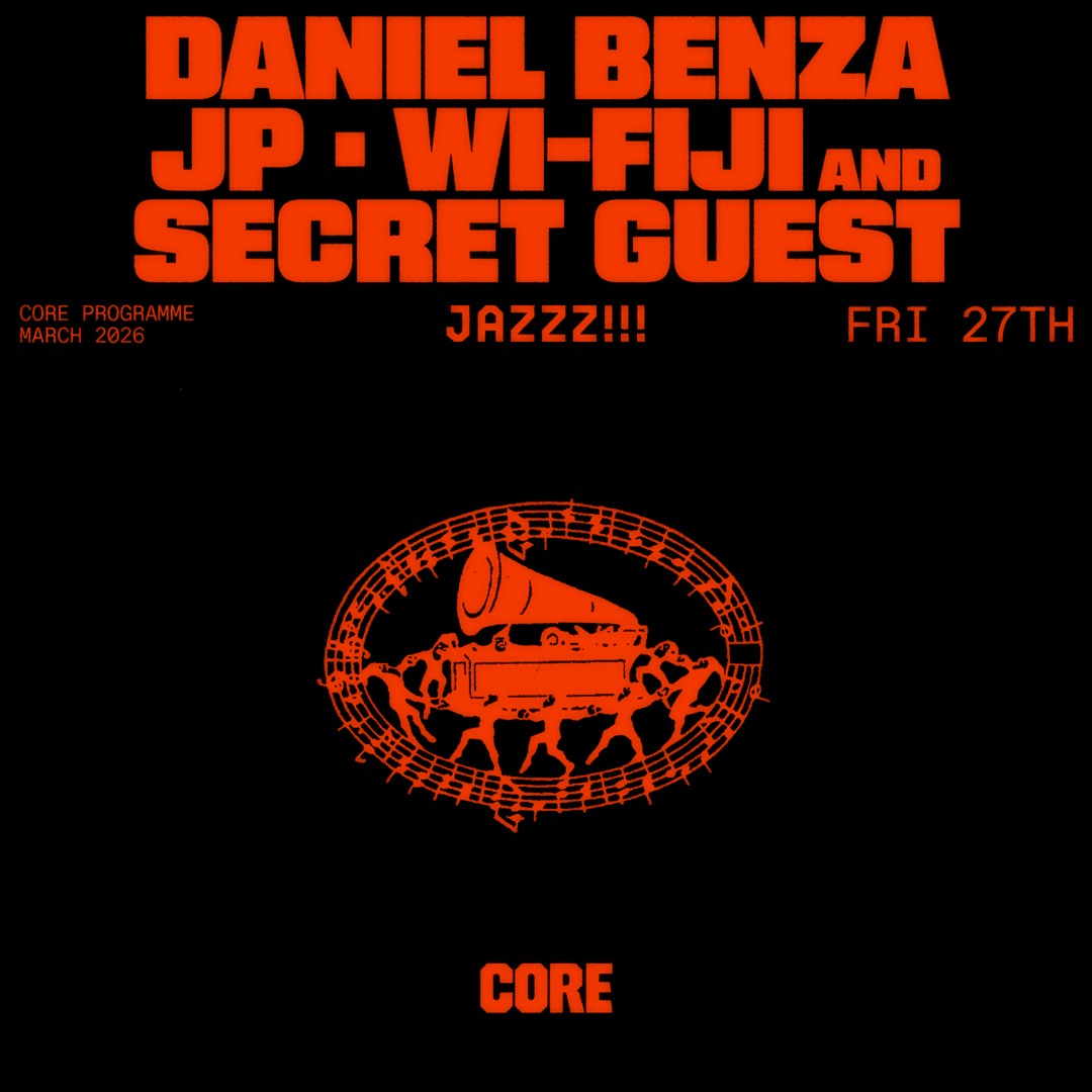 Cartel oficial del evento Jazzz!!! ft. Daniel Benza + JP + Wi-Fiji
