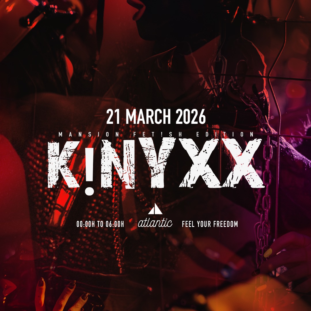 Cartel oficial del evento KINYXX pres: Mansion Fet!sh Edition - Opening 2026
