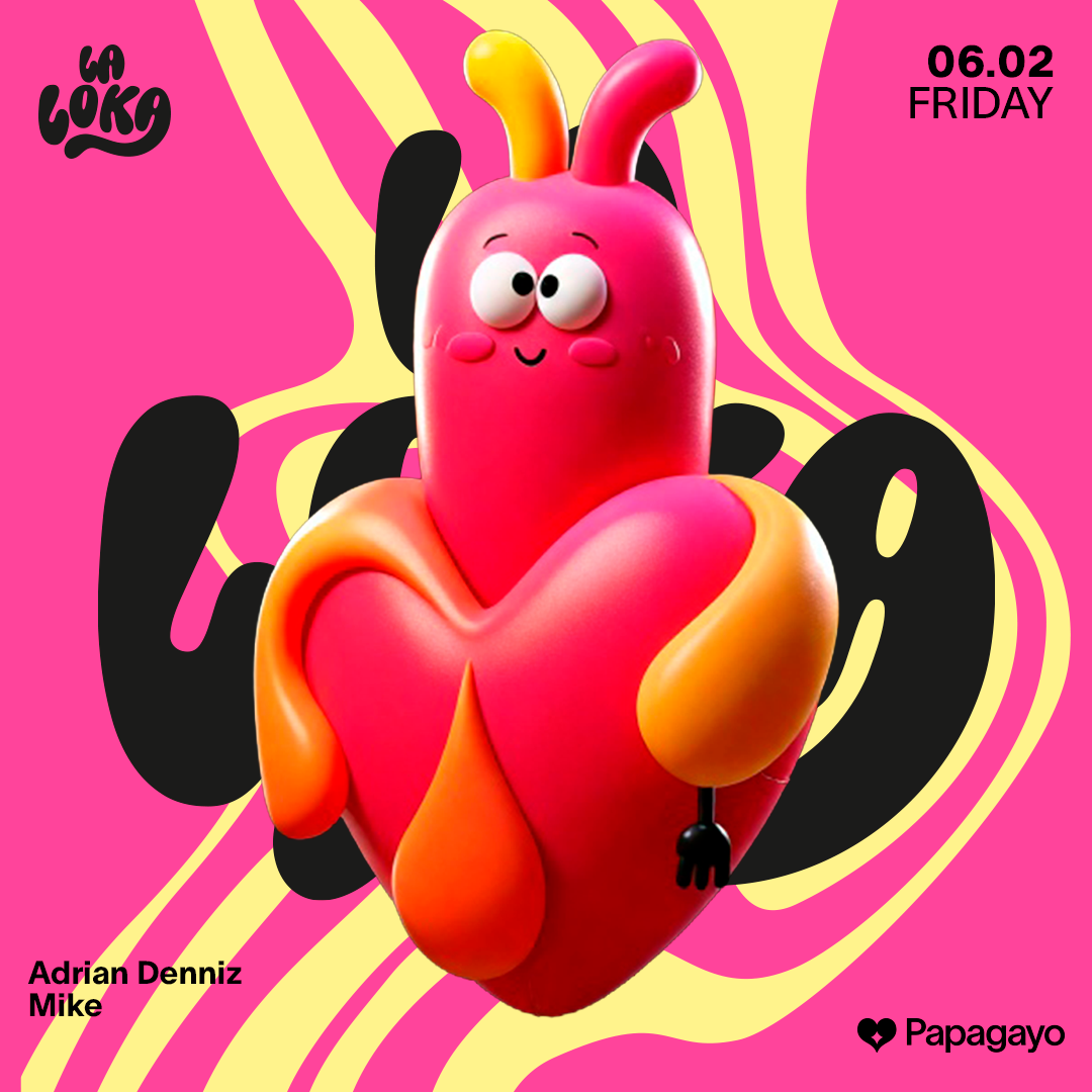 Cartel oficial del evento La Loka · Vie. 6 de Febrero 2026 · Closing Week