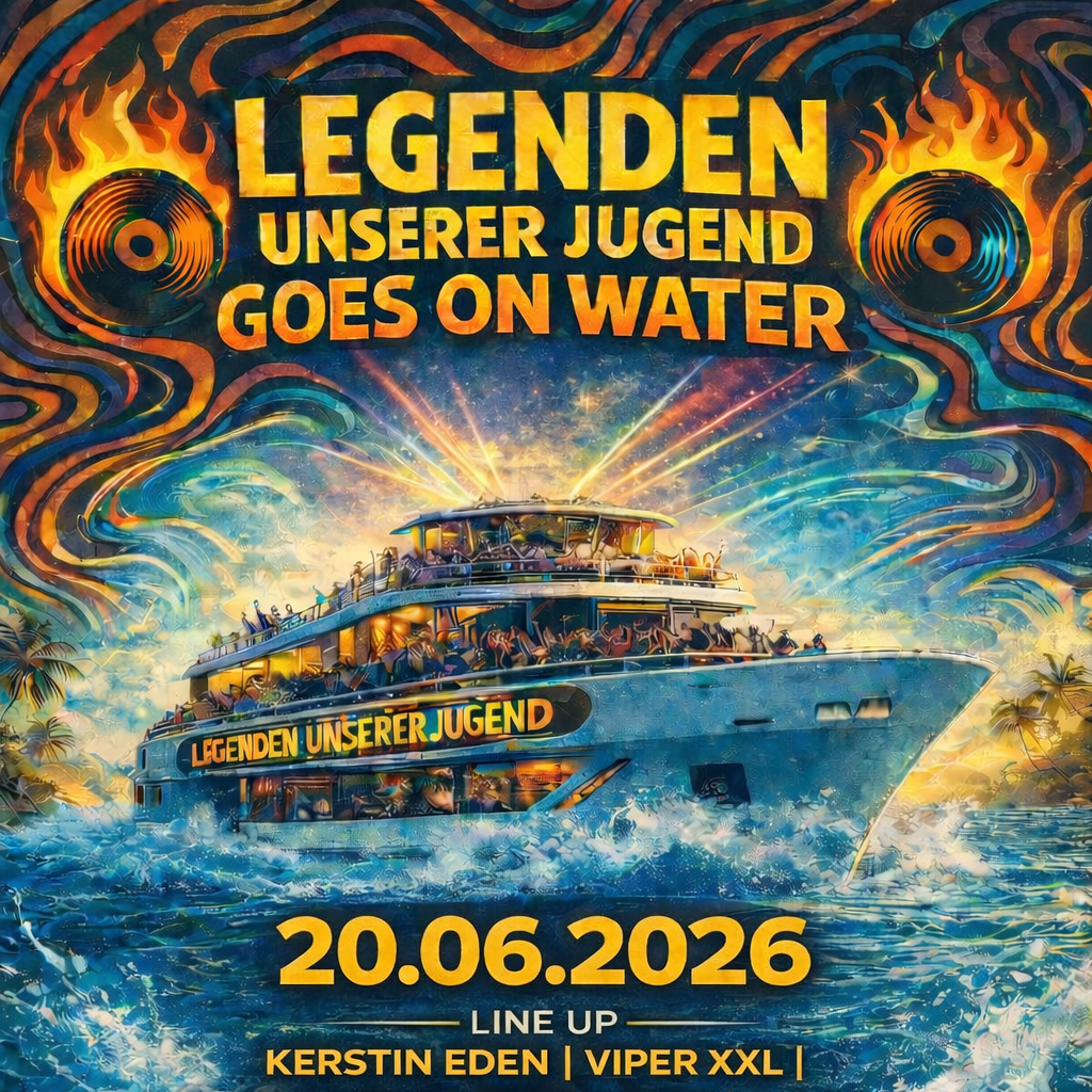 Official cover of the event Legenden unserer Jugend Boot w/ Kerstin Eden, Viper XXl , A.N.A.L and Canibal Cooking Club