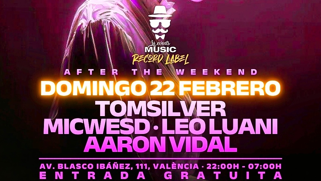 Cartel oficial del evento MINICLUB: DOMINGO 22 INSENSATOS (AFTER THE WEEKEND) 22:00-7:00AM / FREE ENTRY ALL NIGHT