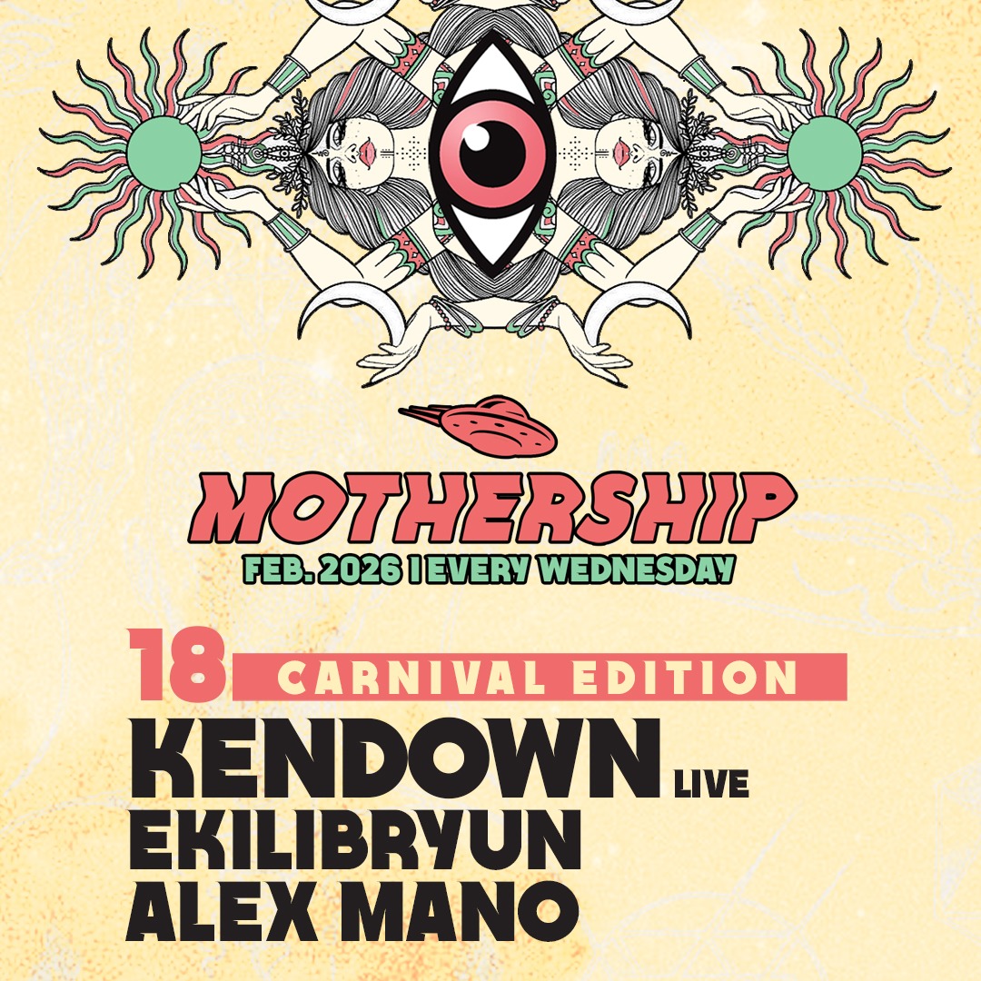 Cartaz oficial do evento MOTHERSHIP - Carnival Edition