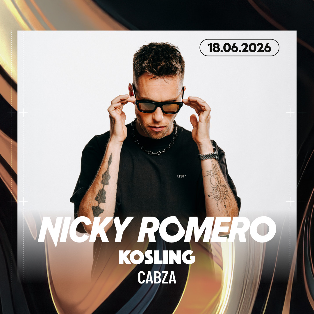 Cartaz oficial do evento NICKY ROMERO x PONEY CLUB 2026