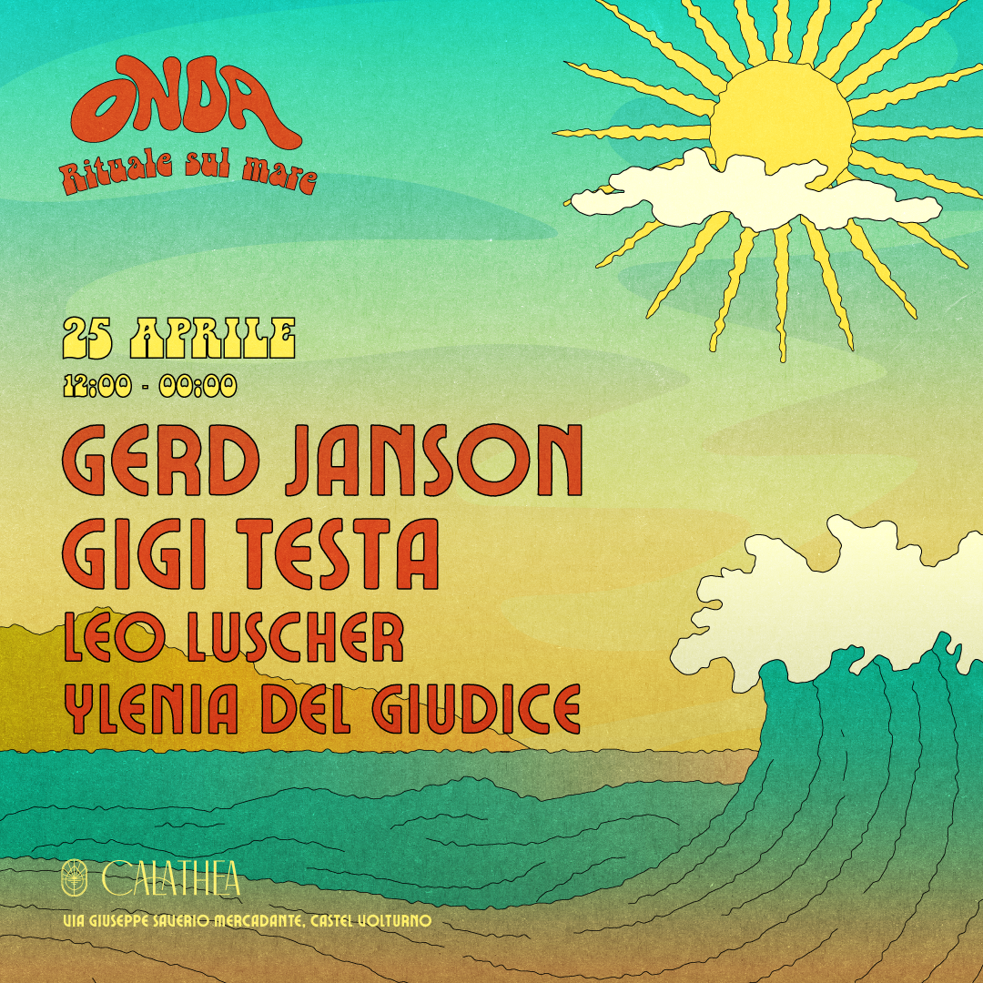 Copertina ufficiale dell'evento ONDA • GERD JANSON + Gigi Testa, Leo Luscher, Ylenia Del Giudice