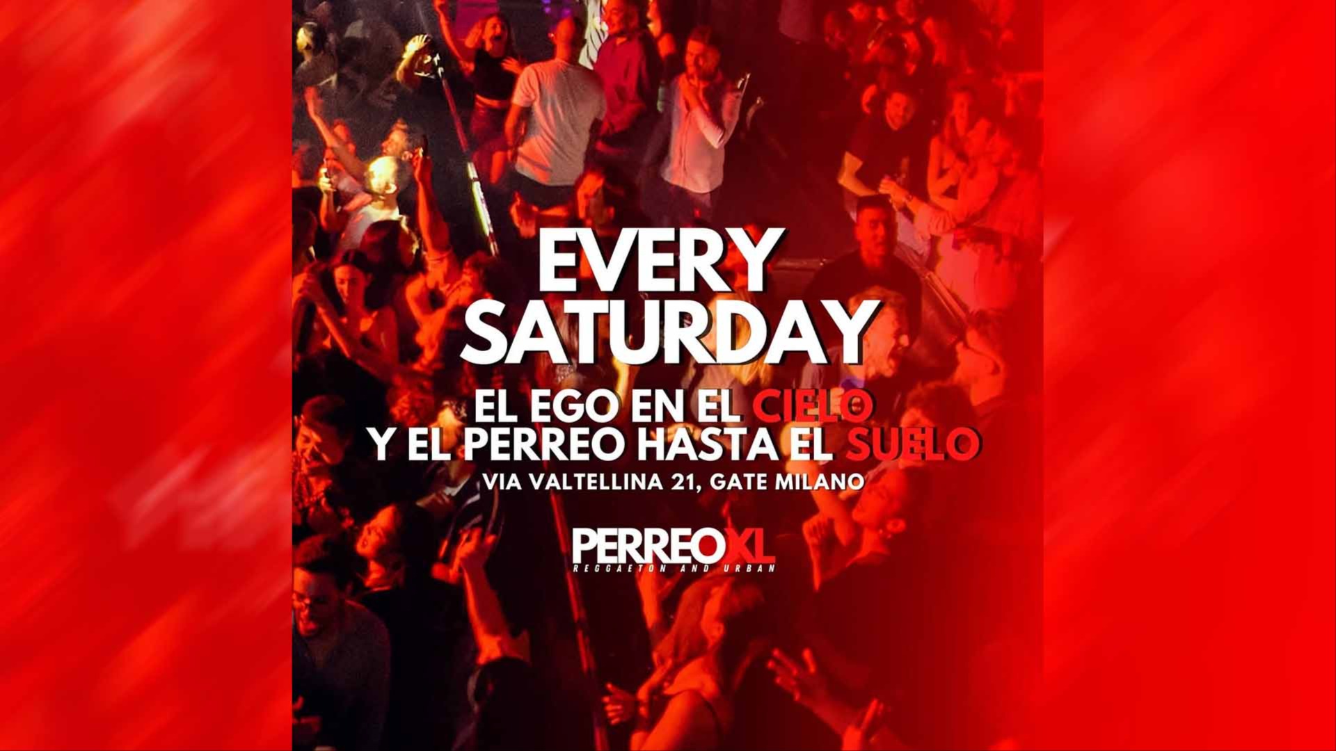 Cartel oficial del evento PERREO XL - SATURDAYS - REGGAETON AND URBAN