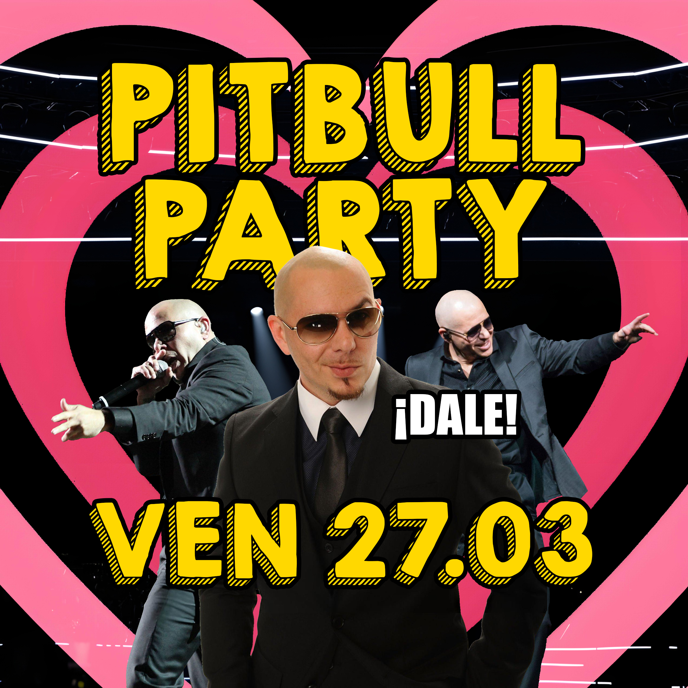 Official cover of the event PITBULL PARTY - VEN 27.03 @GATE-CLUB by POST IT!