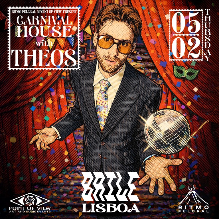Cartel oficial del evento Point Of View & Ritmo Fulcral Presents "Dj Theos"