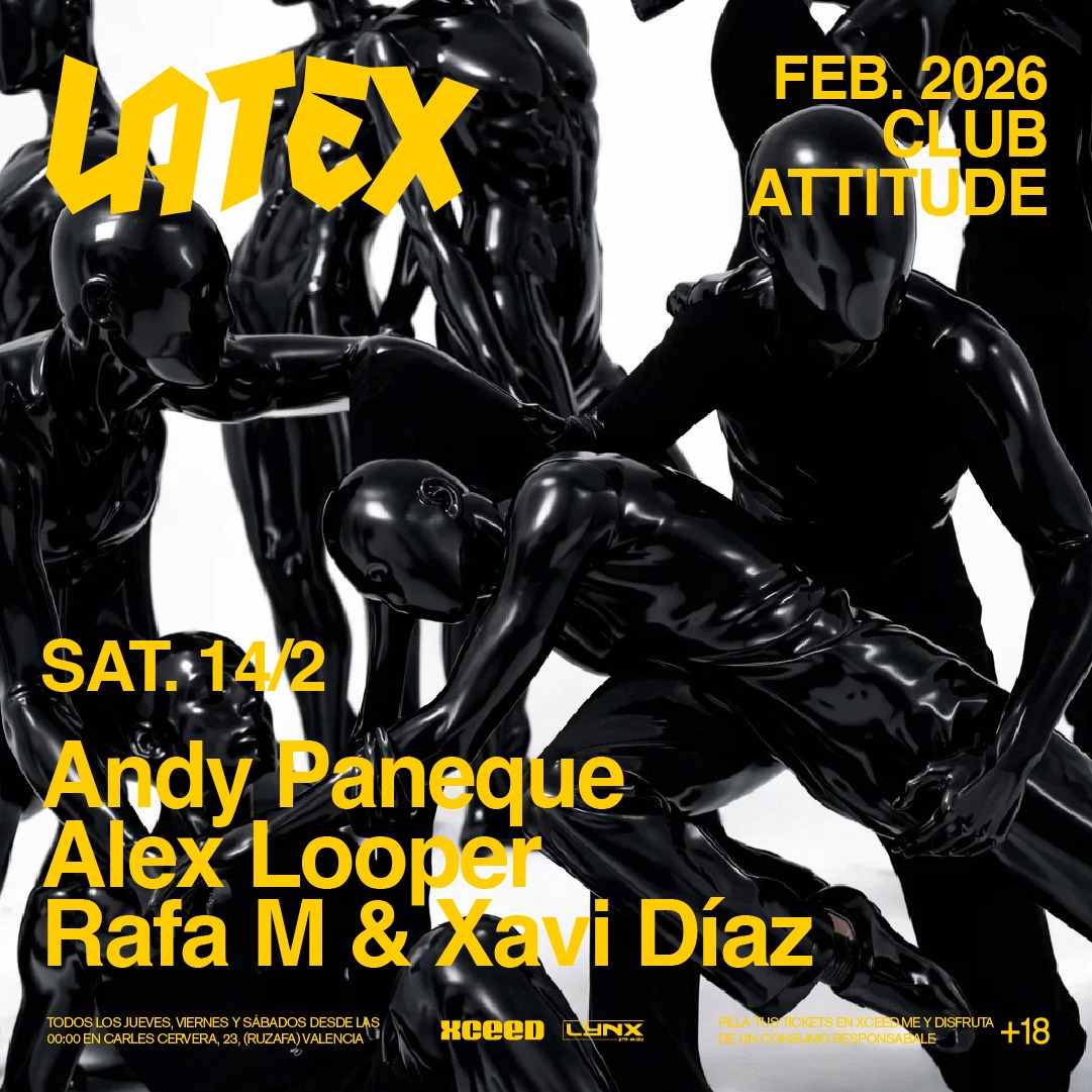Official cover of the event S14/02 LATEX: ANDY PANEQUE + ALEX LOOPER + RAFA M & XAVI DÍAZ