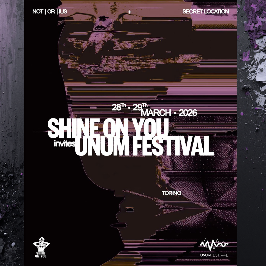 Official cover of the event Shine on you invites Unum Festival