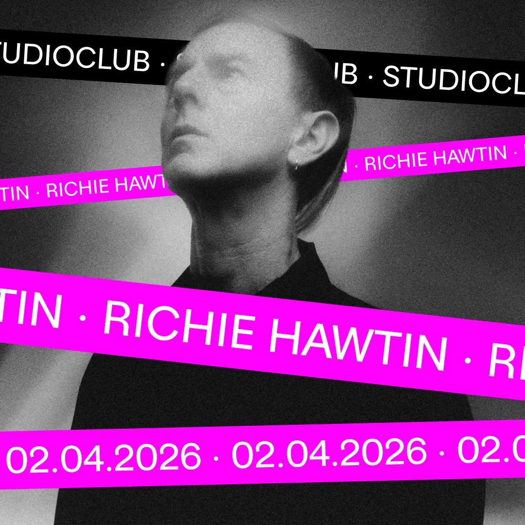 Cartaz oficial do evento Studio Club Invites: RICHIE HAWTIN