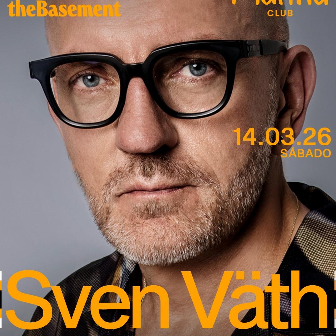 Cartaz oficial do evento theBasement: SVEN VÄTH | SESIÓN ÚNICA
