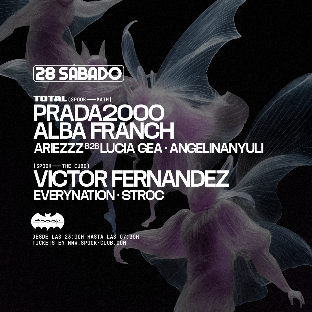 Cartaz oficial do evento Total: Prada2000 + Alba Franch & Victor Fernandez