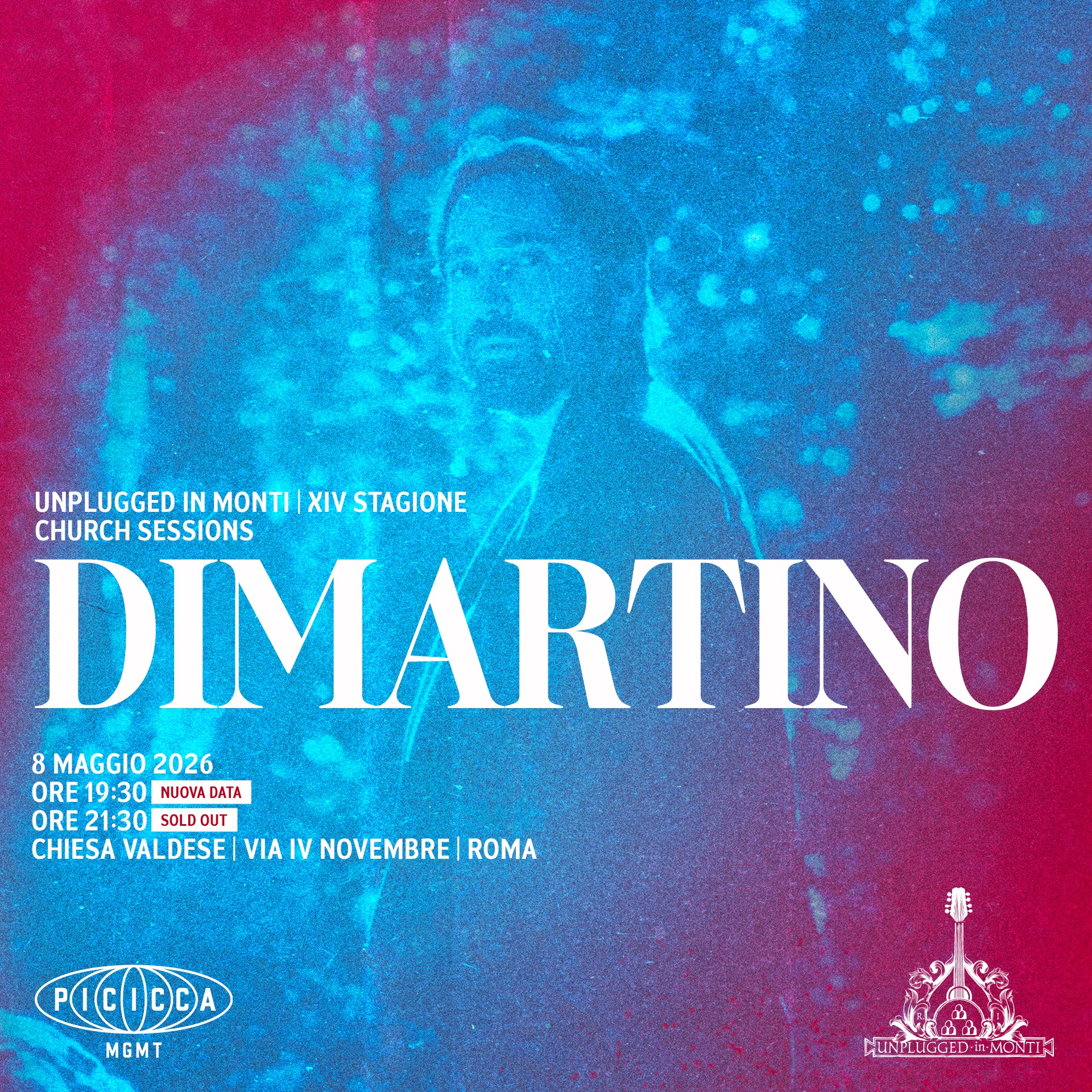 Offizielles Cover des Events UnpluggedInMonti: Dimartino (nuova data, ore 19:30)