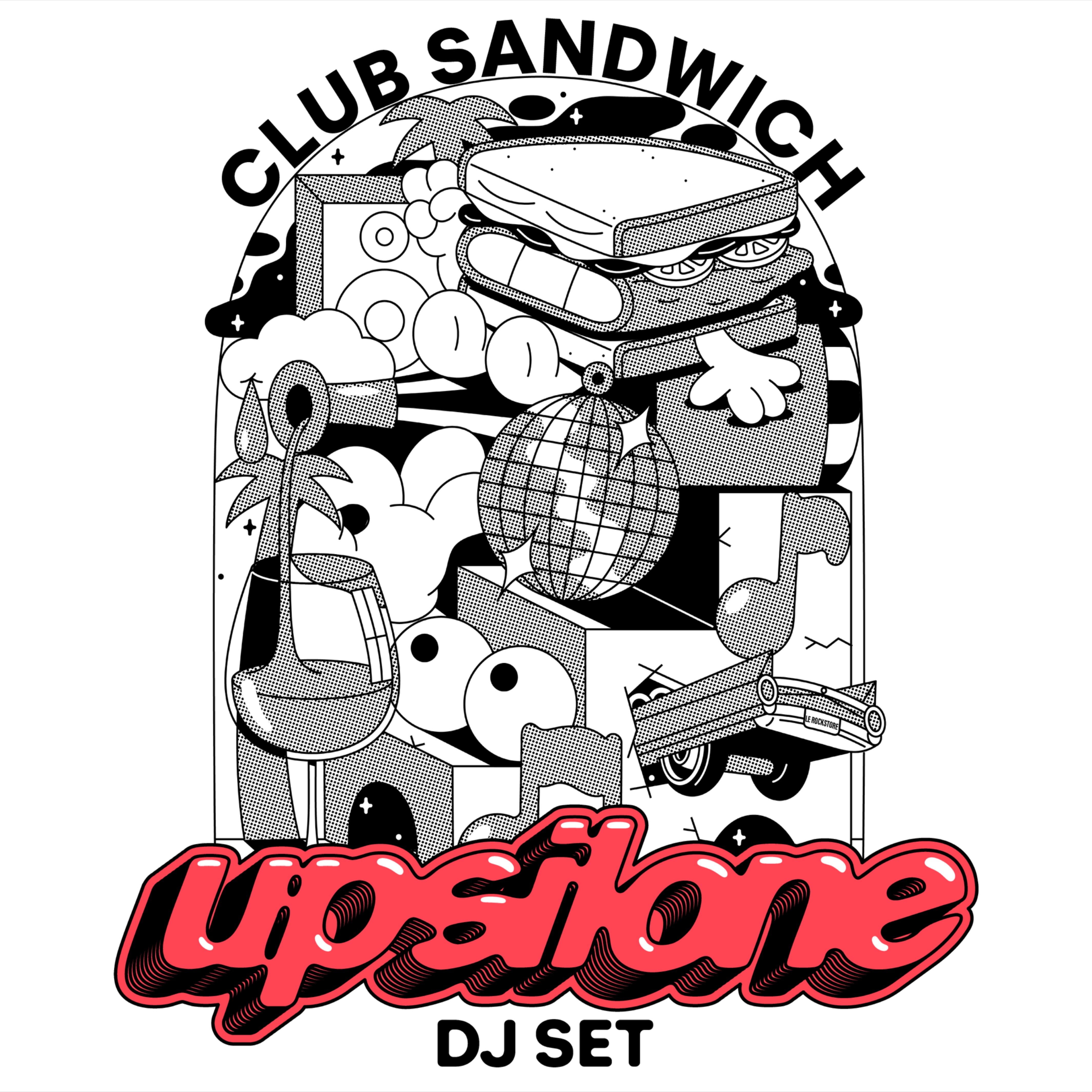 Official cover of the event UPSILONE • Club Sandwich • Montpellier, Rockstore