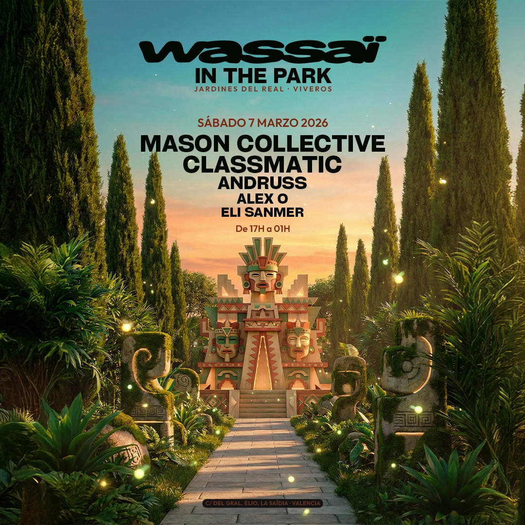 Official cover of the event Wassaï in the park at Jardines de Viveros W/ Mason collective, Classmatic & Andruss