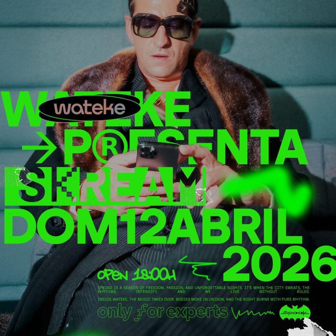 Offizielles Cover des Events Wateke en Spook con Skream