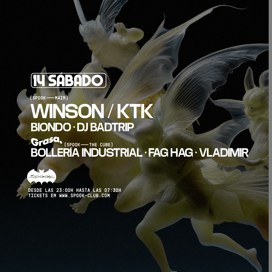 Official cover of the event Winson + KTK + Biondo + DJ Badtrip & Grasa w/ Bollería Industrial + Fag Hag + Vladimir