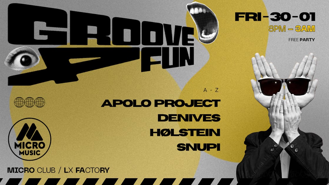 Cartel oficial del evento Groove4fun & Friends