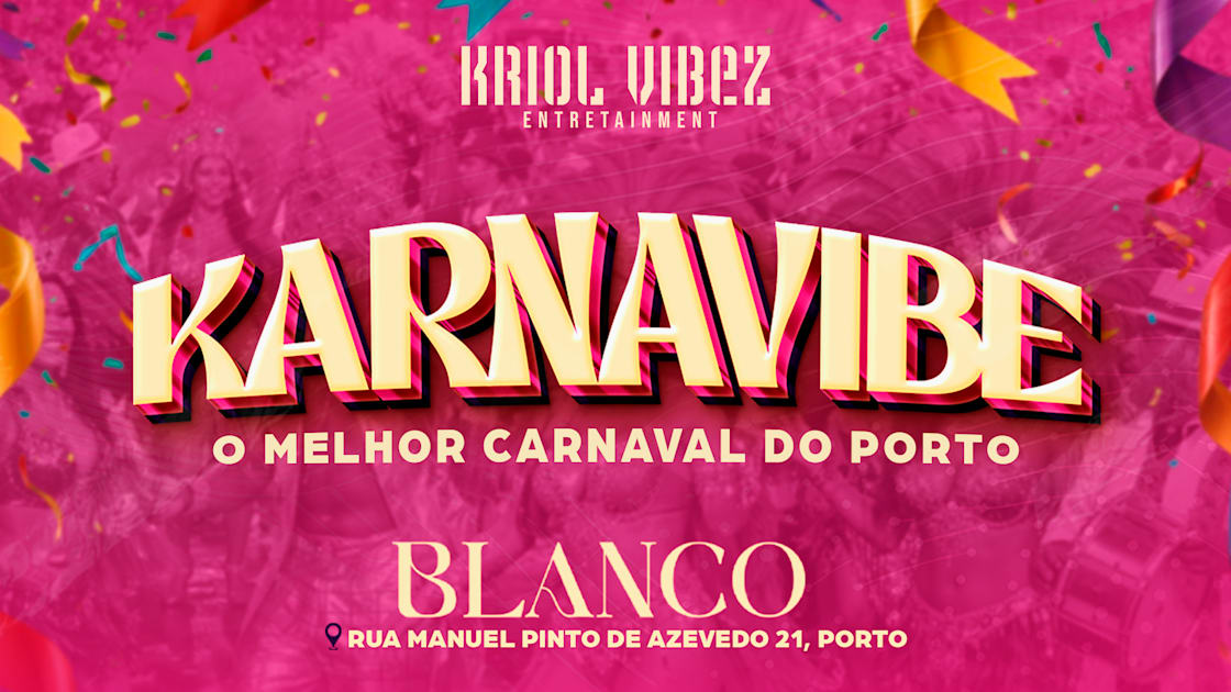 Cartaz oficial do evento Karnavibe