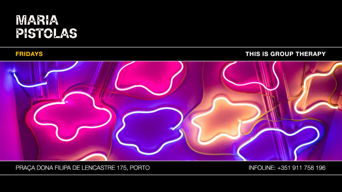 Cartaz oficial do evento Fri. 06/02 - Maria Pistolas