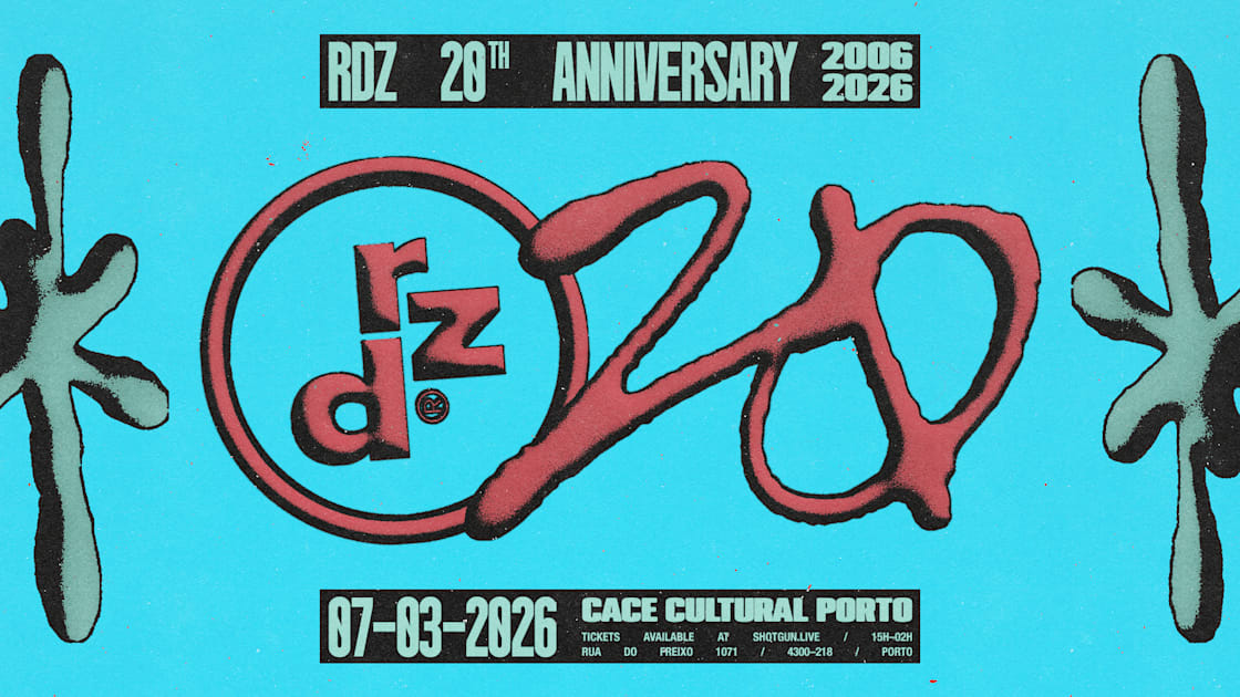 Cartel oficial del evento Rdz – 20th Anniversary