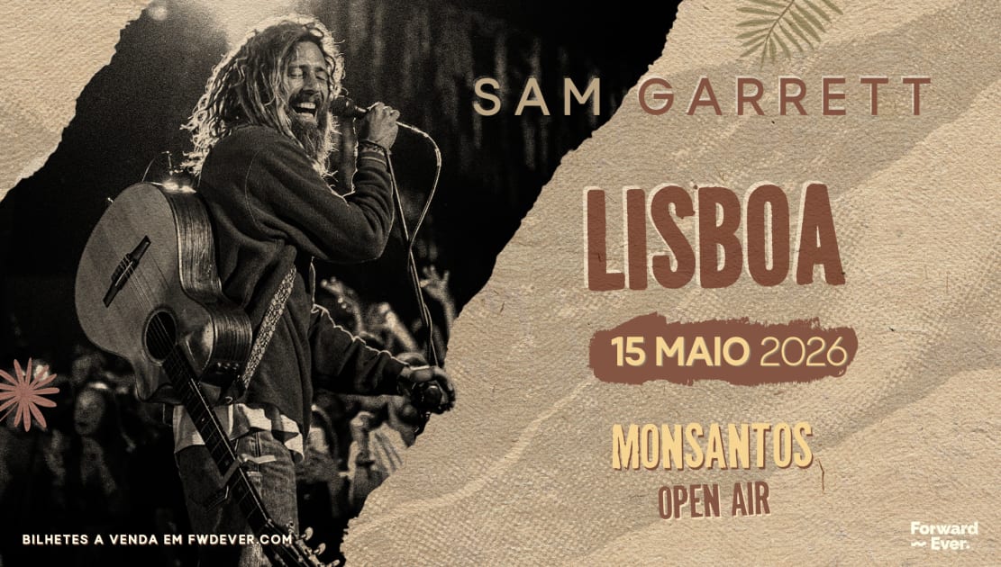 Official cover of the event Sam Garrett @ Monsantos Open Air - Lisboa