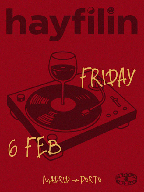 Cartaz oficial do evento Hayfilin - Pérola Negra