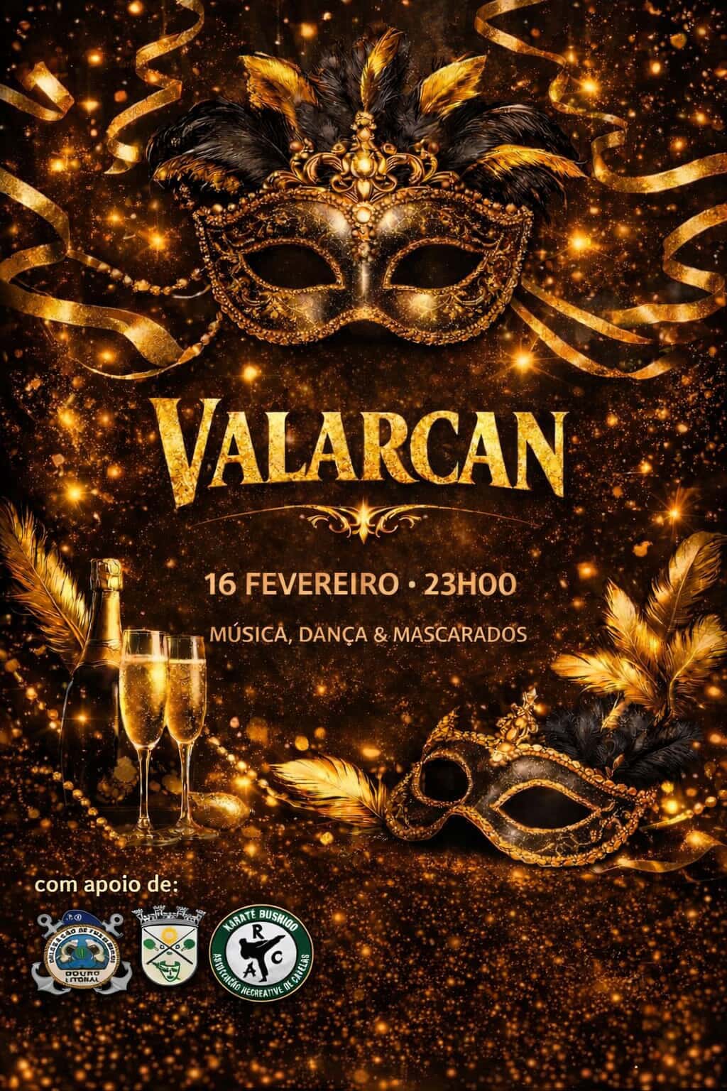 Cartaz oficial do evento Valarcan