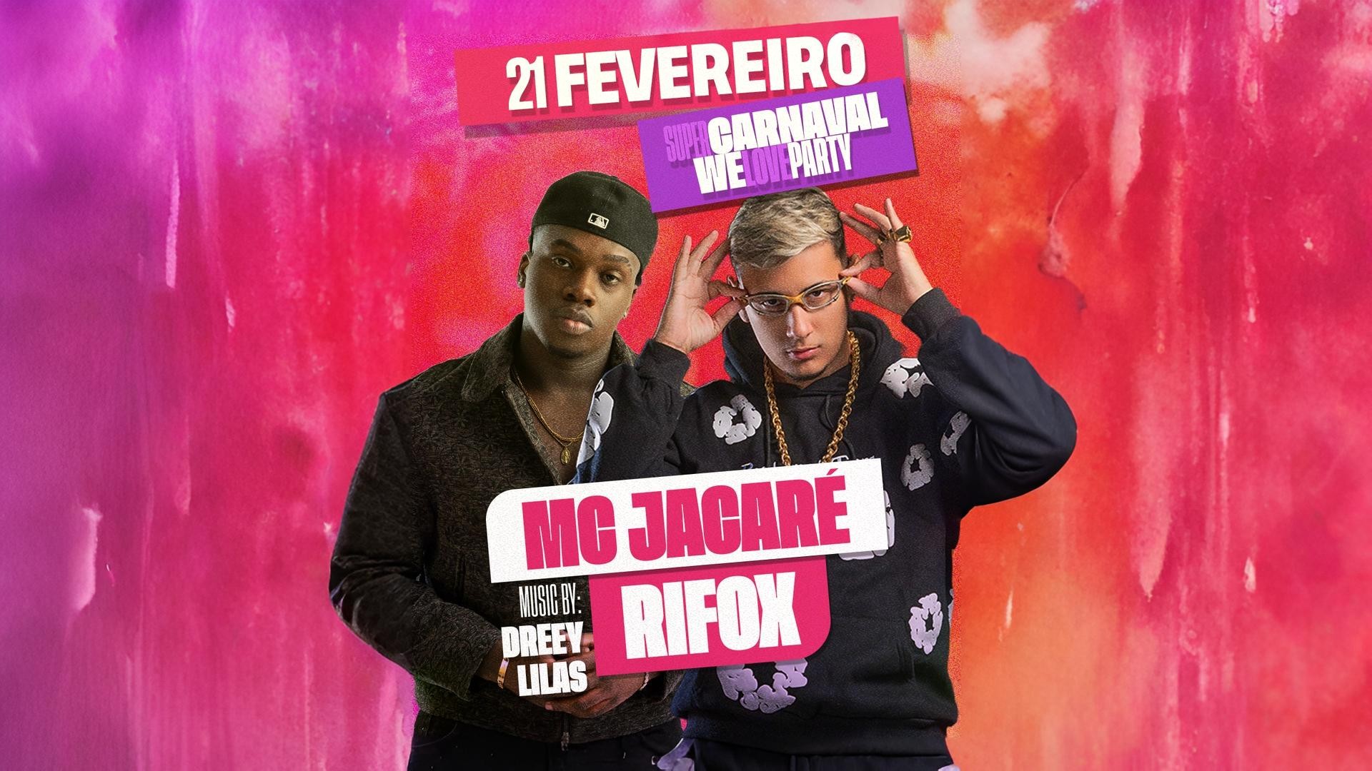 Cartel oficial del evento Super Carnaval - We Love Party